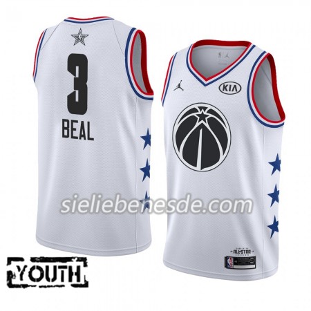 Kinder NBA Washington Wizards Trikot Bradley Beal 3 2019 All-Star Jordan Brand Weiß Swingman